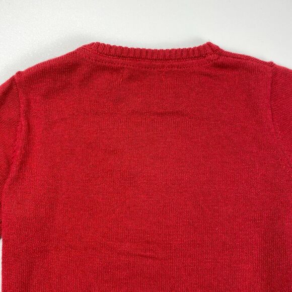Mayoral Toddler Boys 9M 74cm Robot Red Knitted Pullover Long Sleeve Sweater NWT - Picture 10 of 12